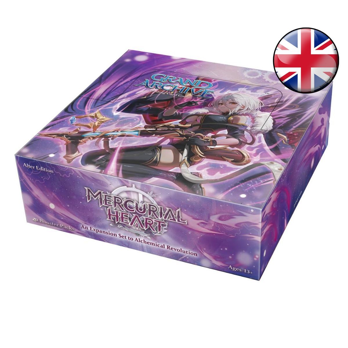 Box mit 20 Boostern - Mercurial Heart Alter Edition - Grand Archive - EN