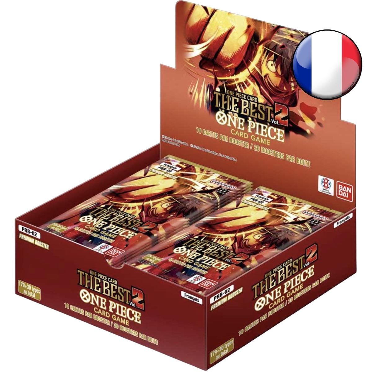 Box mit 20 Boostern - PRB02 "The Best" Vol.2 - One Piece CG - FR