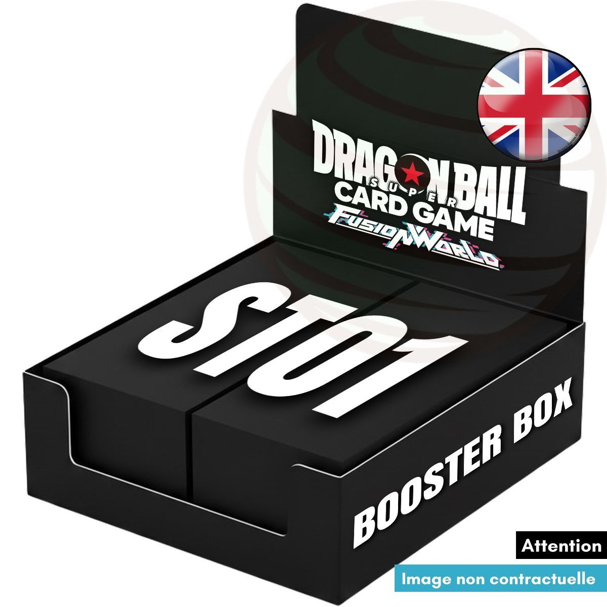 Box mit 20 Boostern – ST01: Story Booster Band 1 – Dragon Ball Super CG Fusion World – EN