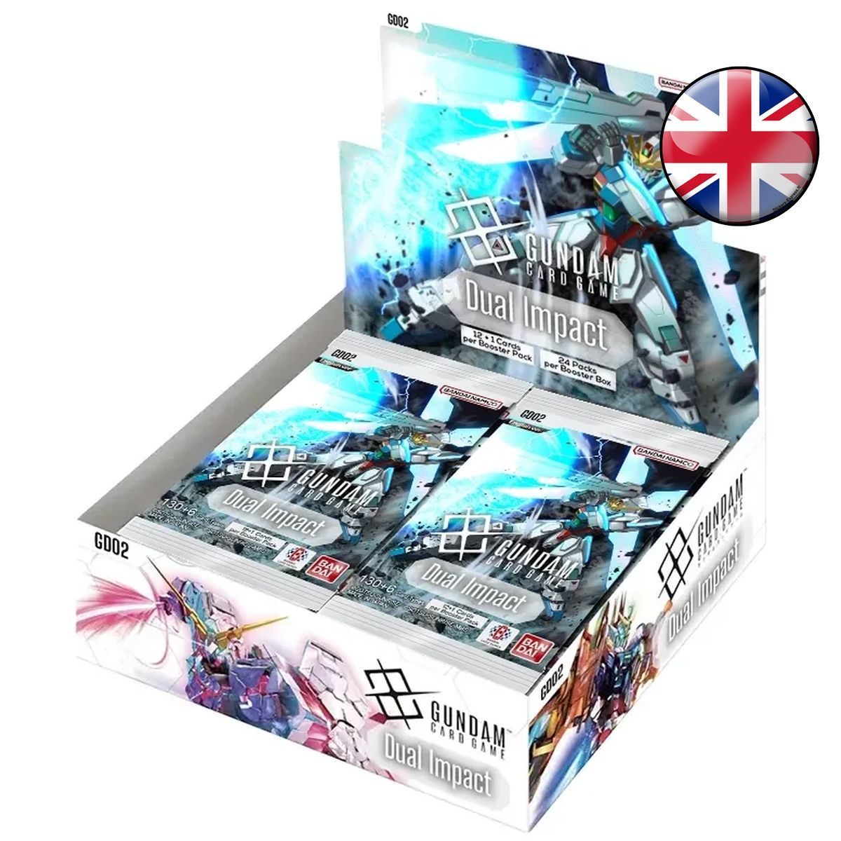 Item Schachtel mit 24 Boostern – Dual Impact – Gundam CG – GD02 – EN