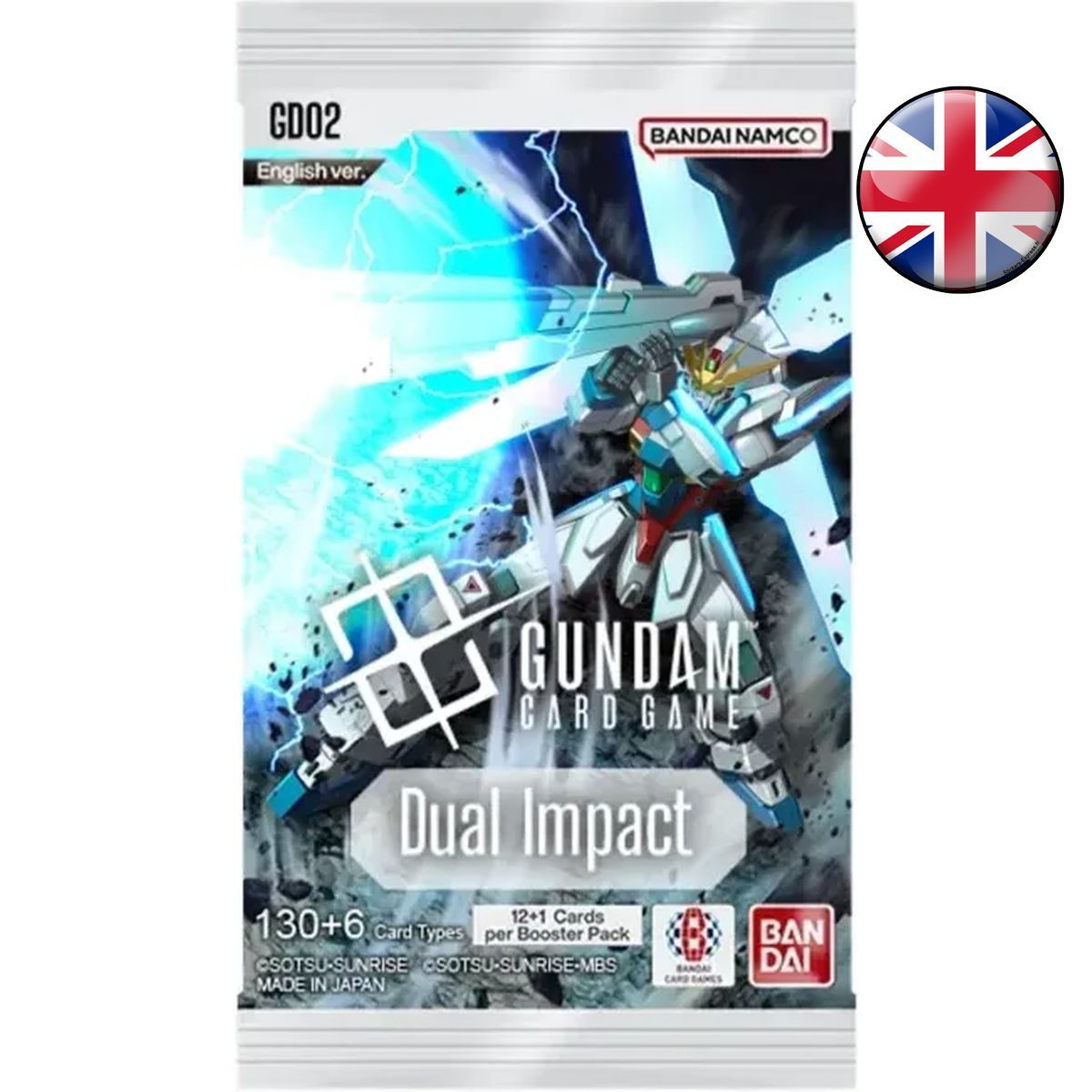 Schachtel mit 24 Boostern – Dual Impact – Gundam CG – GD02 – EN