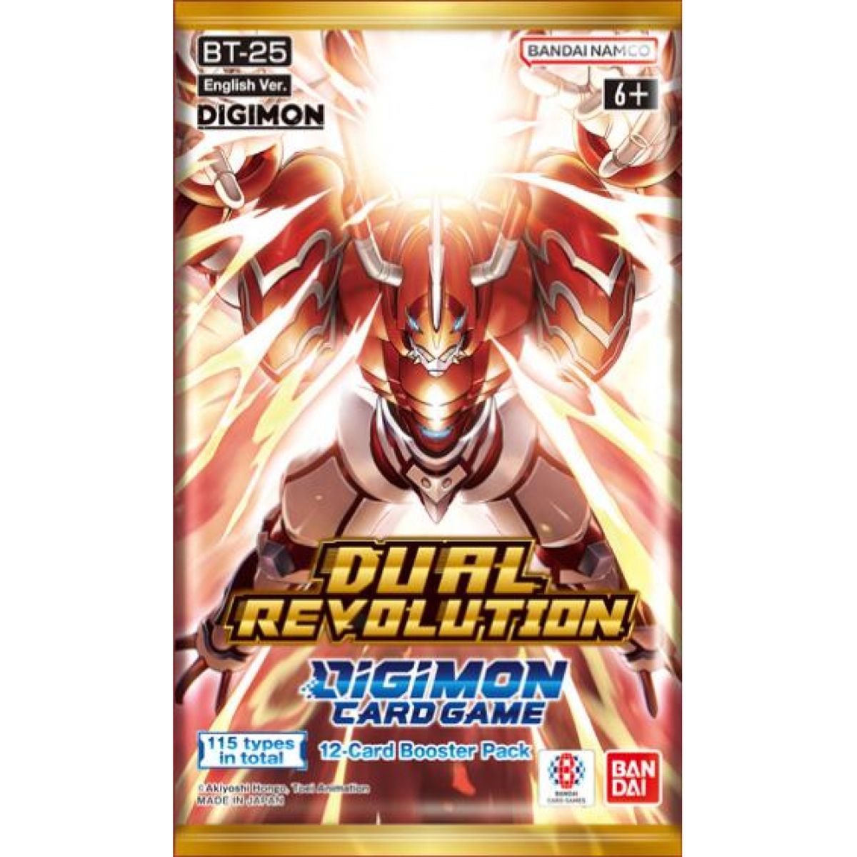 Box mit 24 Boostern – Dual Revolution [BT25] – Digimon-Kartenspiel – EN