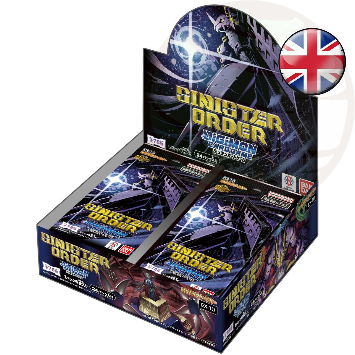 Item Box mit 24 Boostern - EX10: Sinister Order - Digimon Card Game - EN