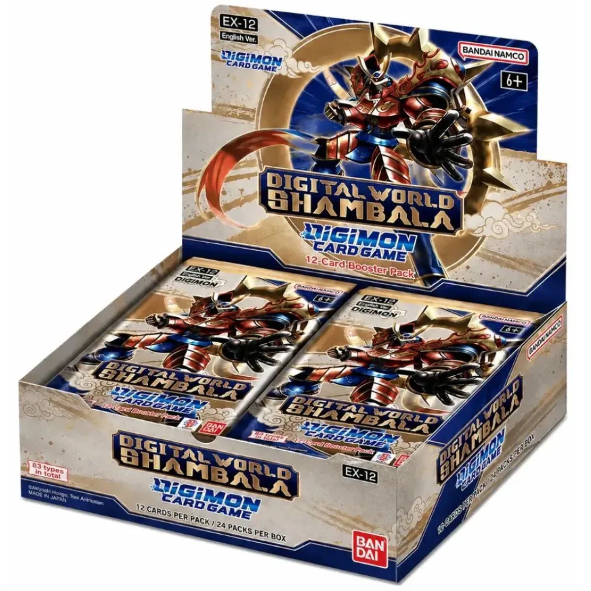 Box mit 24 Boostern – EX12: Digital World Shambala – Digimon-Kartenspiel – EN