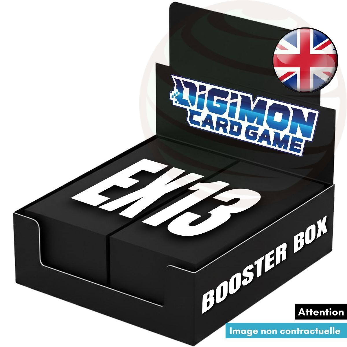 Box mit 24 Boostern – EX13: Chivalrous XIII EX-13 – Digimon-Kartenspiel – EN