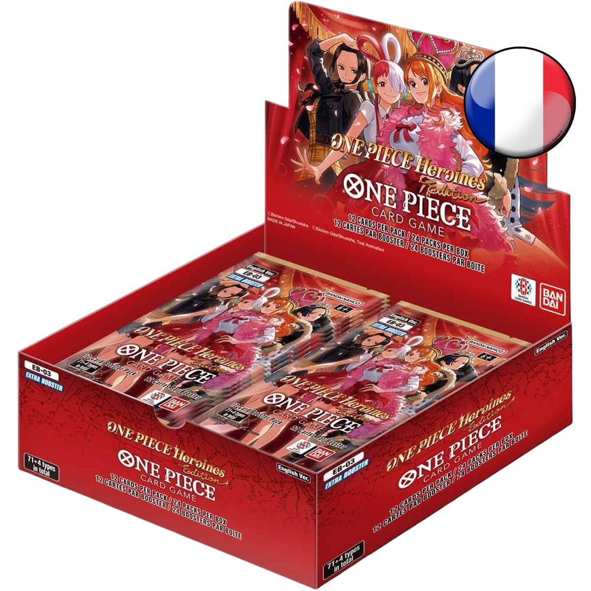 Box mit 24 Boostern – Extra-Booster – EB03: ONE PIECE Heldinnen-Edition – EB-03 – One Piece CG – FR