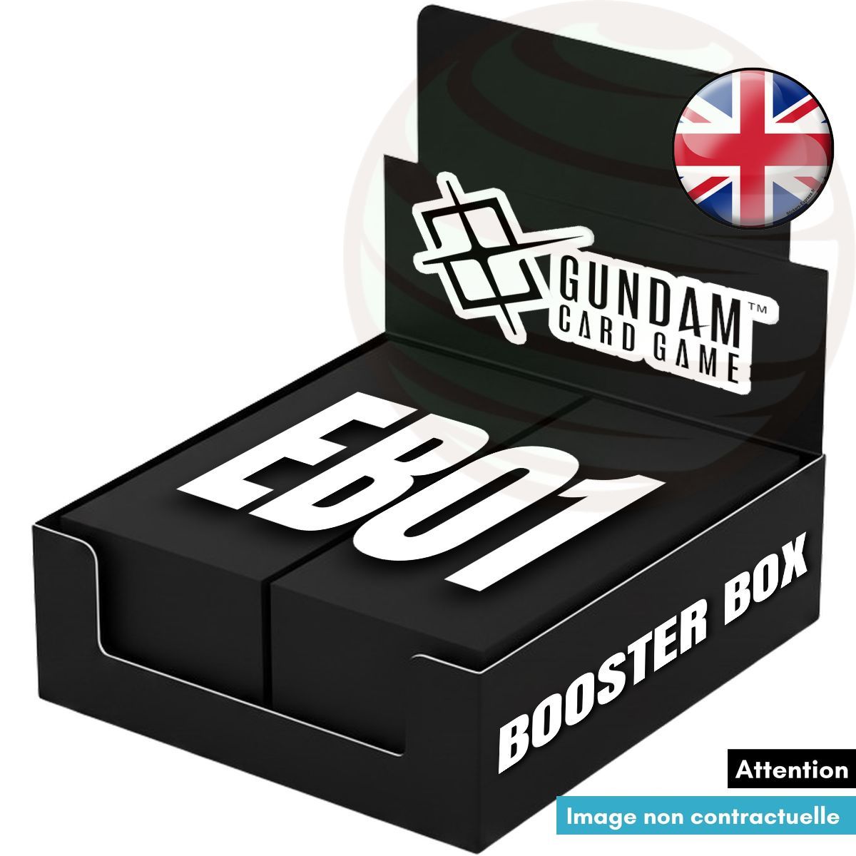 Box mit 24 Boostern – Extra Booster – Gundam CG – EB01- EN