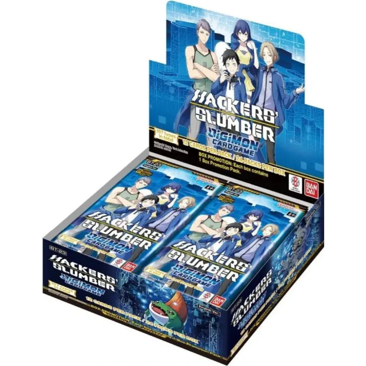 Box mit 24 Boostern - Hackers‘ Slumber [BT23] - Digimon Card Game - EN