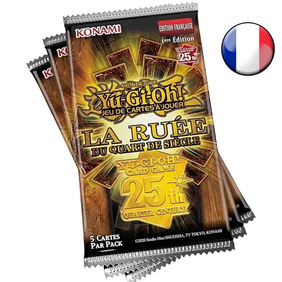 Schachtel mit 24 Boostern – Quarter Century Rush – Yu-Gi-Oh! - RA04 - FR