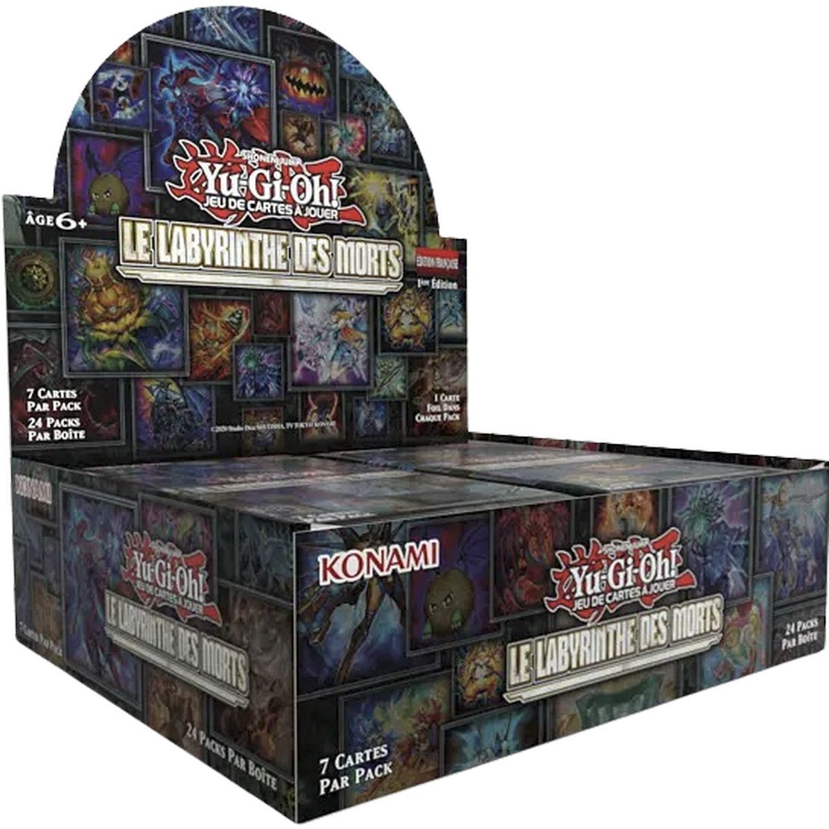 Item Box mit 24 Boostern – Das Labyrinth der Toten – Yu-Gi-Oh! – MZMU – FR