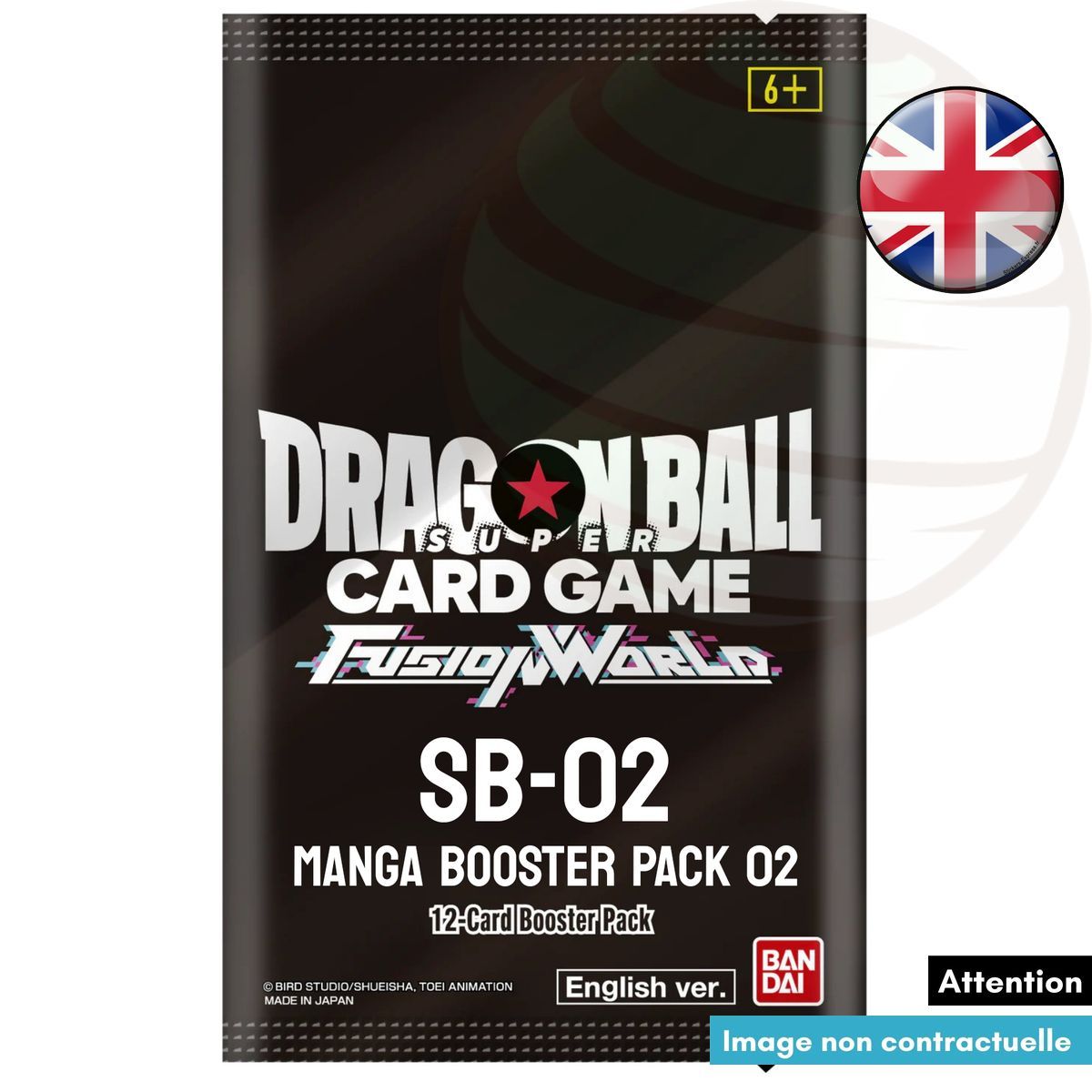 Schachtel mit 24 Boostern - Manga Booster Pack 02 - SB02 - Dragon Ball Super CG Fusion World - EN