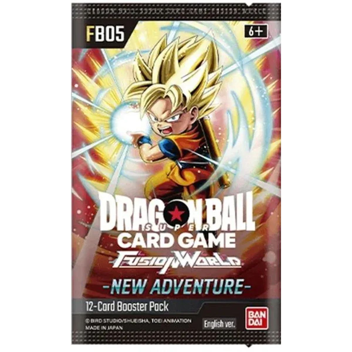 Box mit 24 Boostern – Neues Abenteuer FB05 – Dragon Ball CG Fusion World – EN