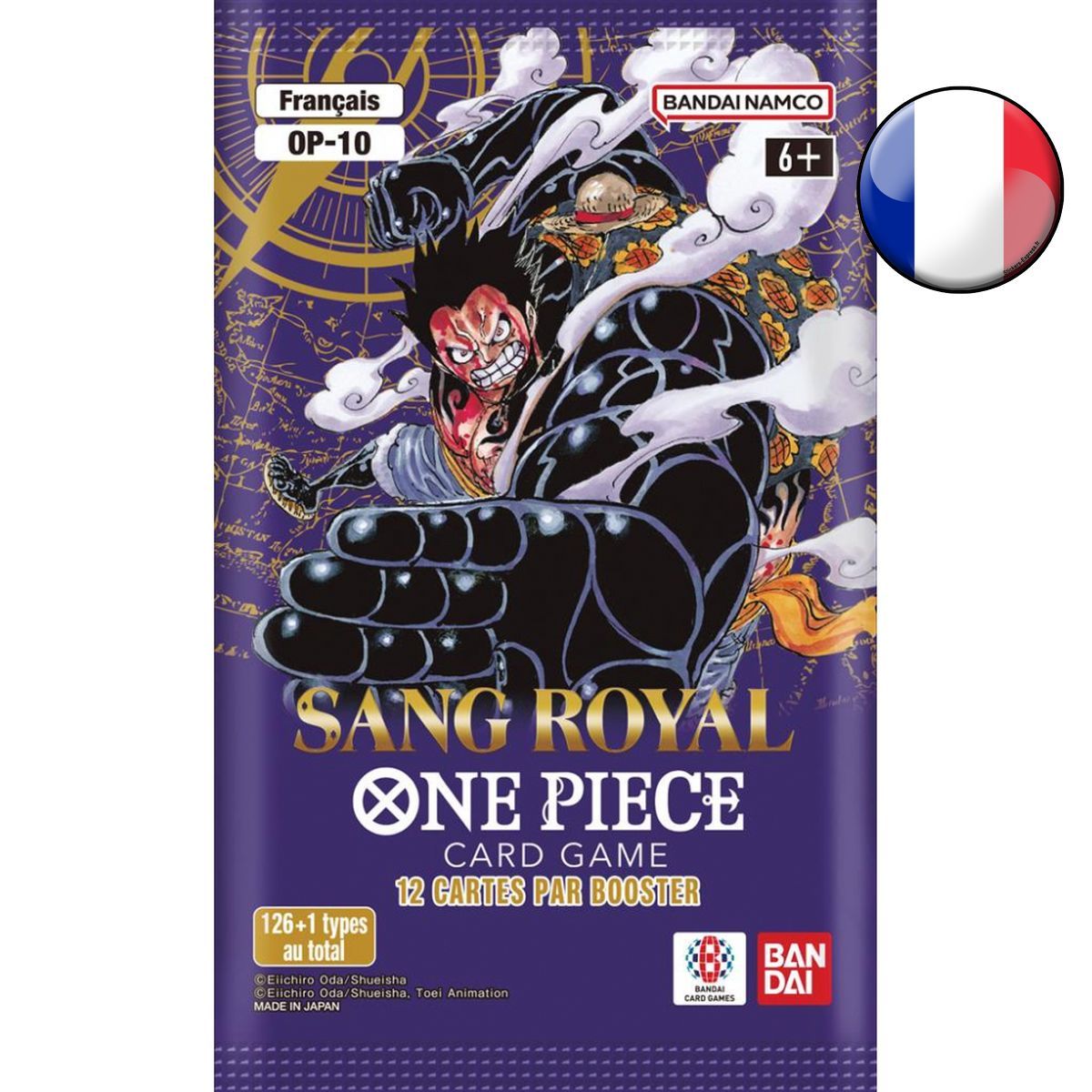 Schachtel mit 24 Boostern – OP10 „Royal Blood“ – One Piece CG – FR 🇫🇷