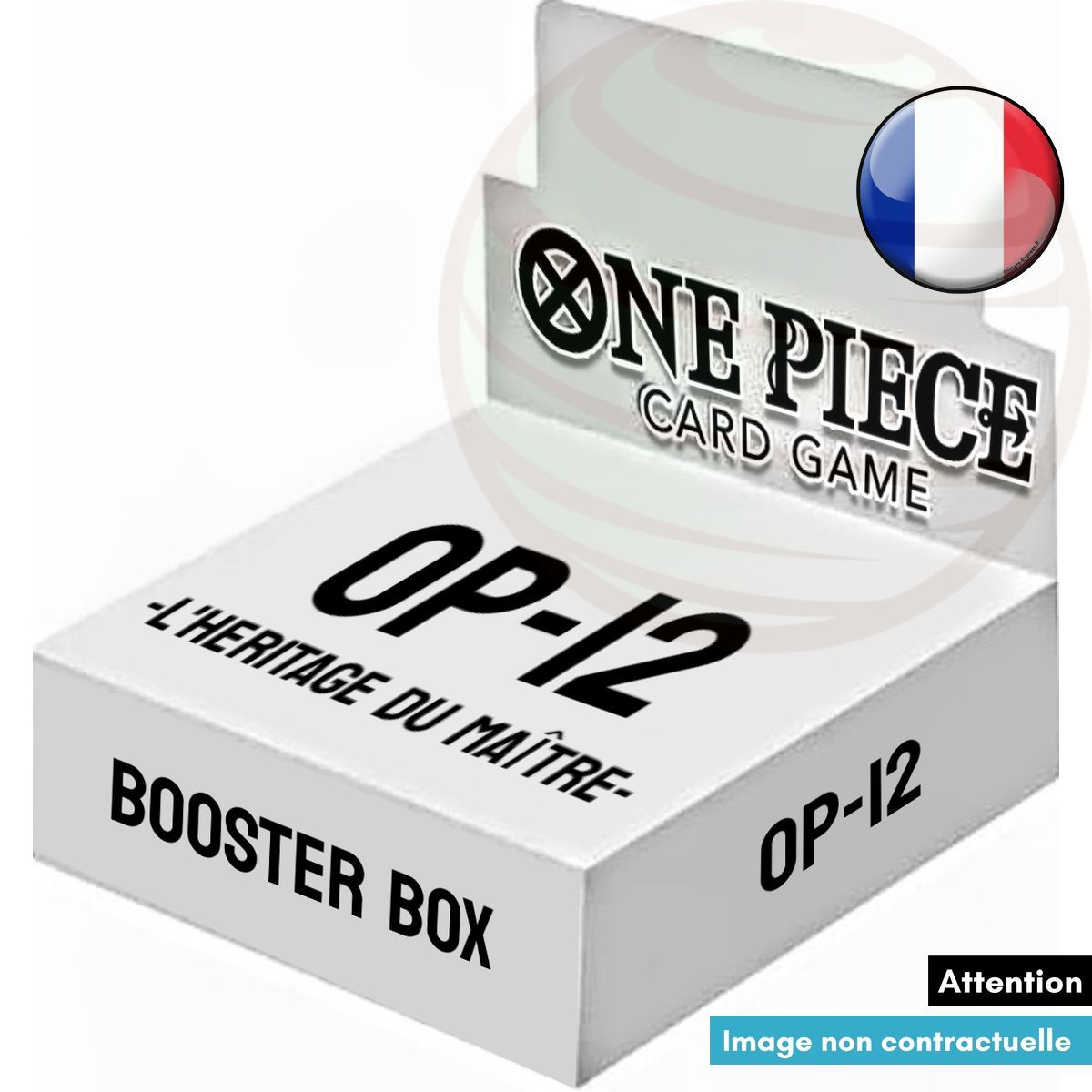 Schachtel mit 24 Boostern – OP12 „Das Vermächtnis des Meisters“ – One Piece CG – OP-12 – FR