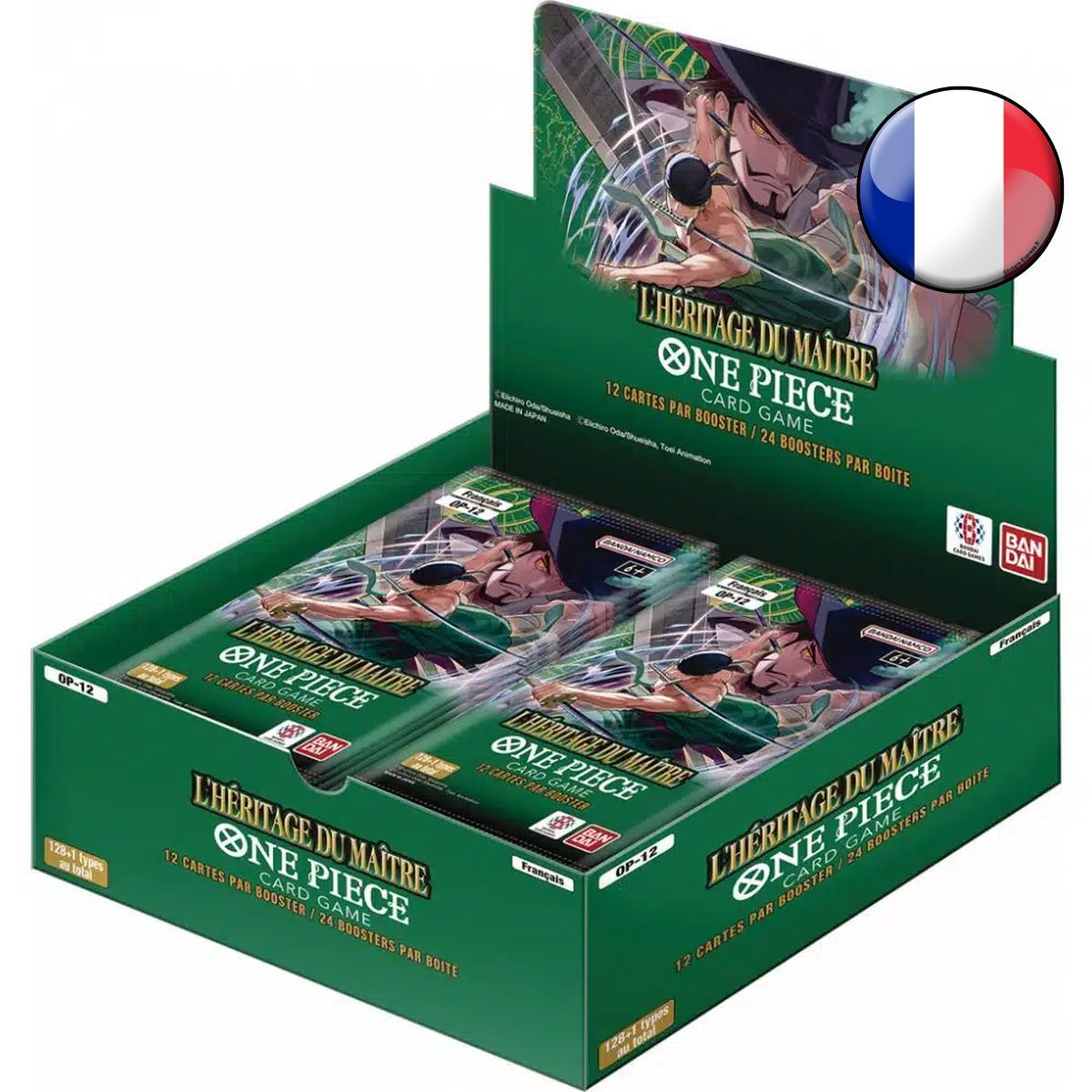 Item Schachtel mit 24 Boostern – OP12 „Das Vermächtnis des Meisters“ – One Piece CG – OP-12 – FR