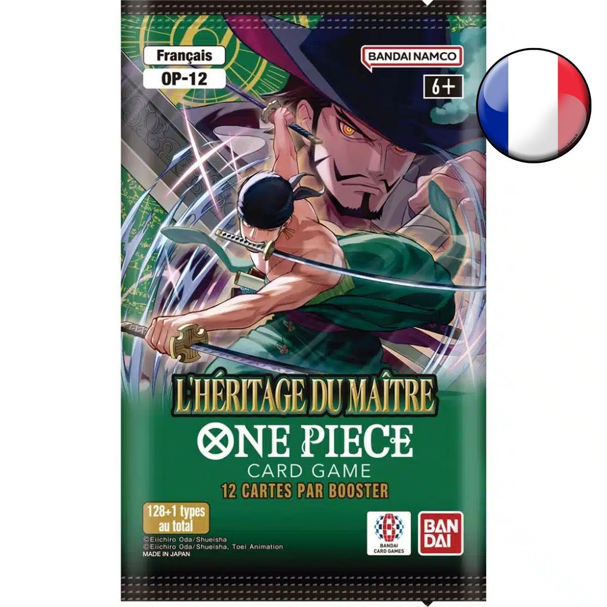 Schachtel mit 24 Boostern – OP12 „Das Vermächtnis des Meisters“ – One Piece CG – OP-12 – FR
