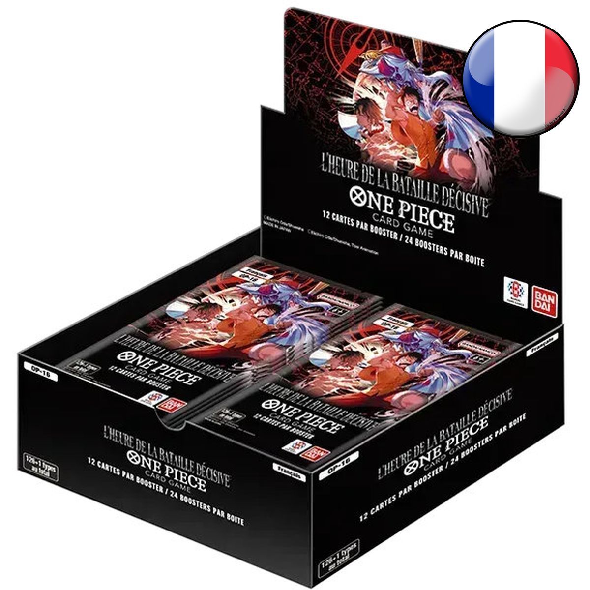Box mit 24 Boostern – OP16: Die Stunde der entscheidenden Schlacht – One Piece CG – OP-16 – FR