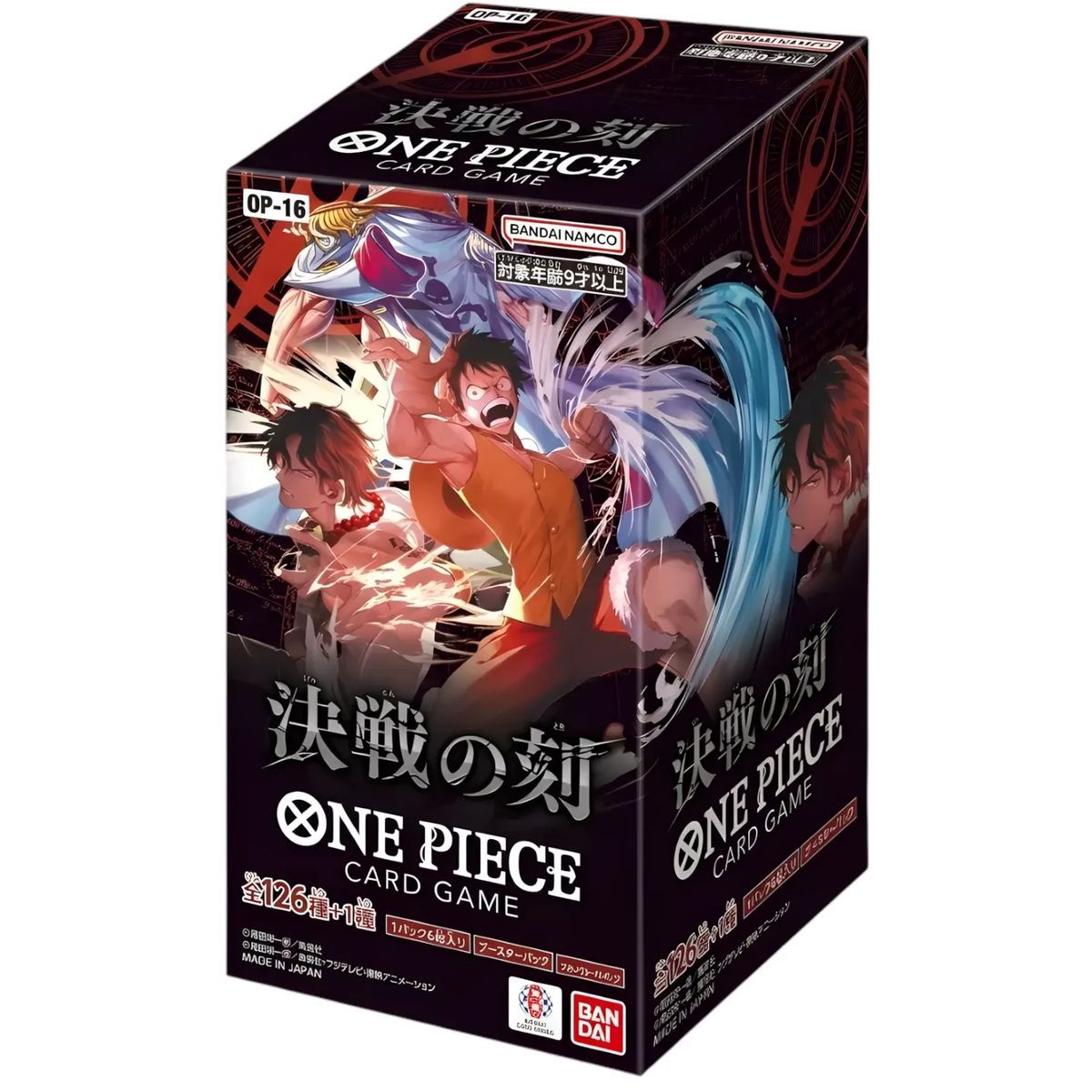 Box mit 24 Boostern – OP16: Die Zeit des Kampfes – One Piece CG – Japanisch