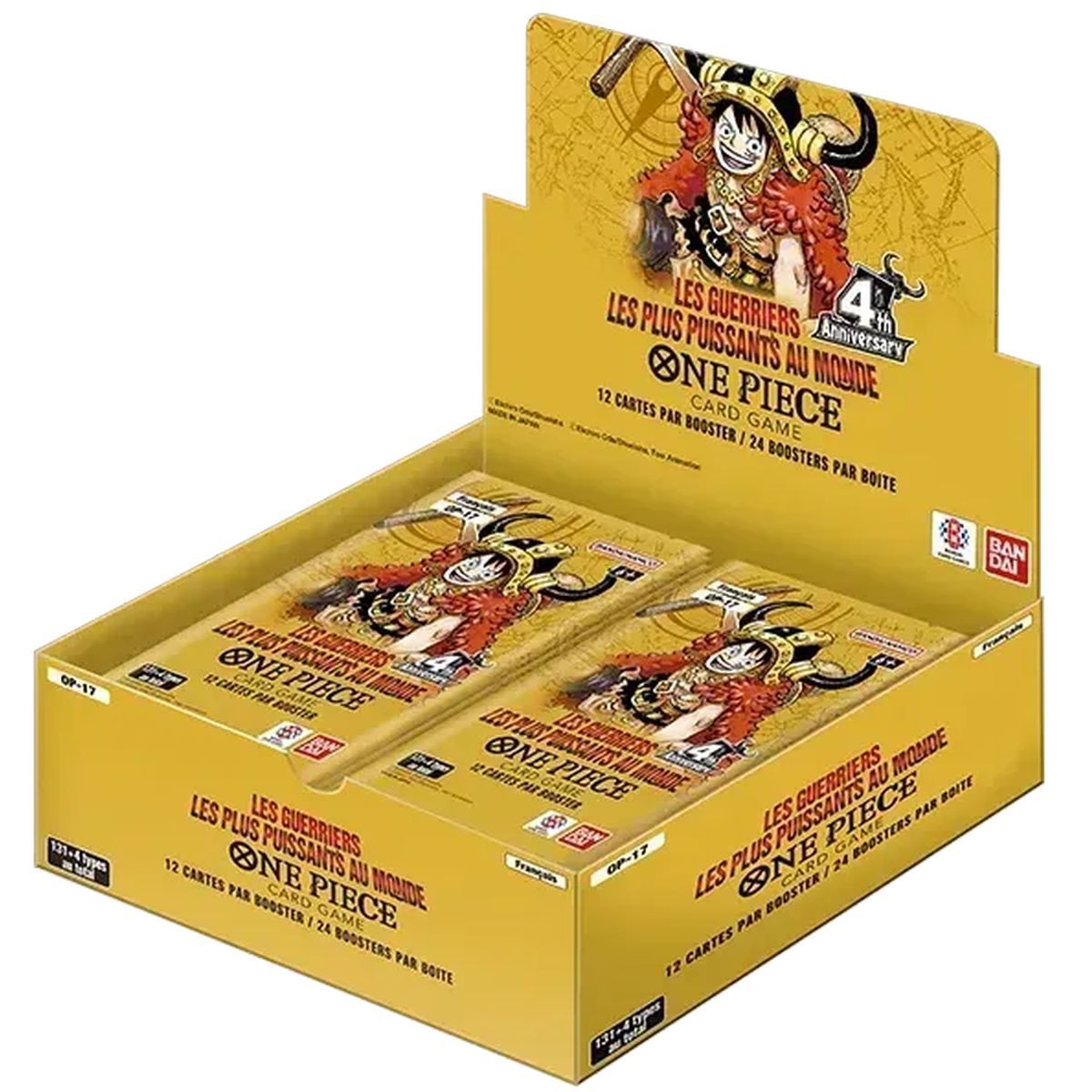 Box mit 24 Boostern – OP17: Die stärksten Krieger der Welt – One Piece CG – OP-17 – FR