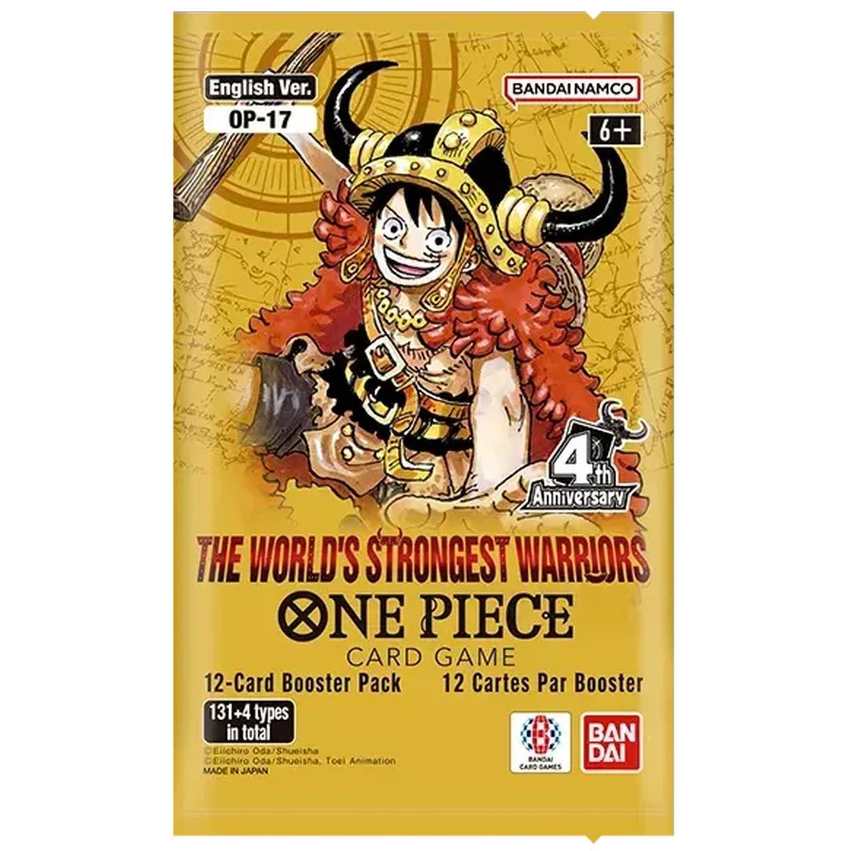 Box mit 24 Boostern – OP17: Die stärksten Krieger der Welt – One Piece CG – OP-17 – EN