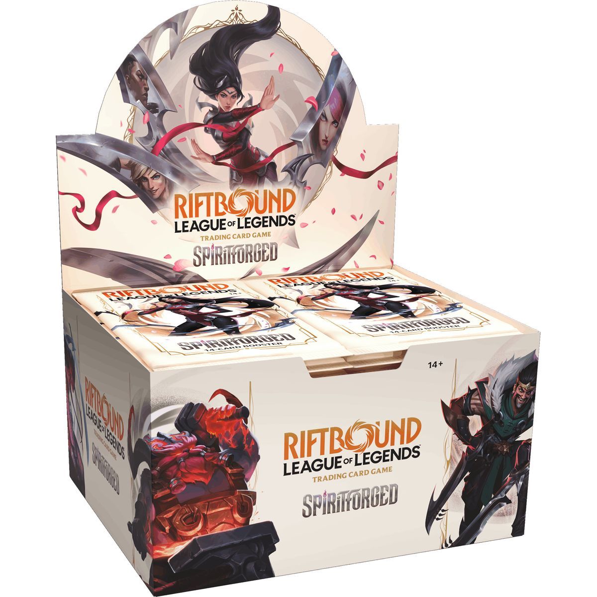 Box mit 24 Boostern – Set 2 Geisterwaffen – Riftbound League of Legends TCG – Französisch