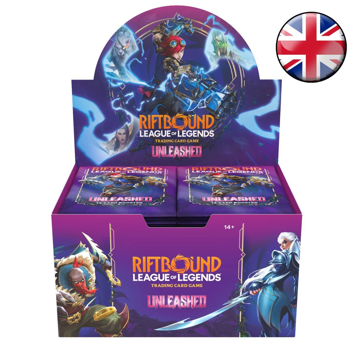 Box mit 24 Boostern – Set 3 Unleashed – Riftbound League of Legends TCG – Englisch