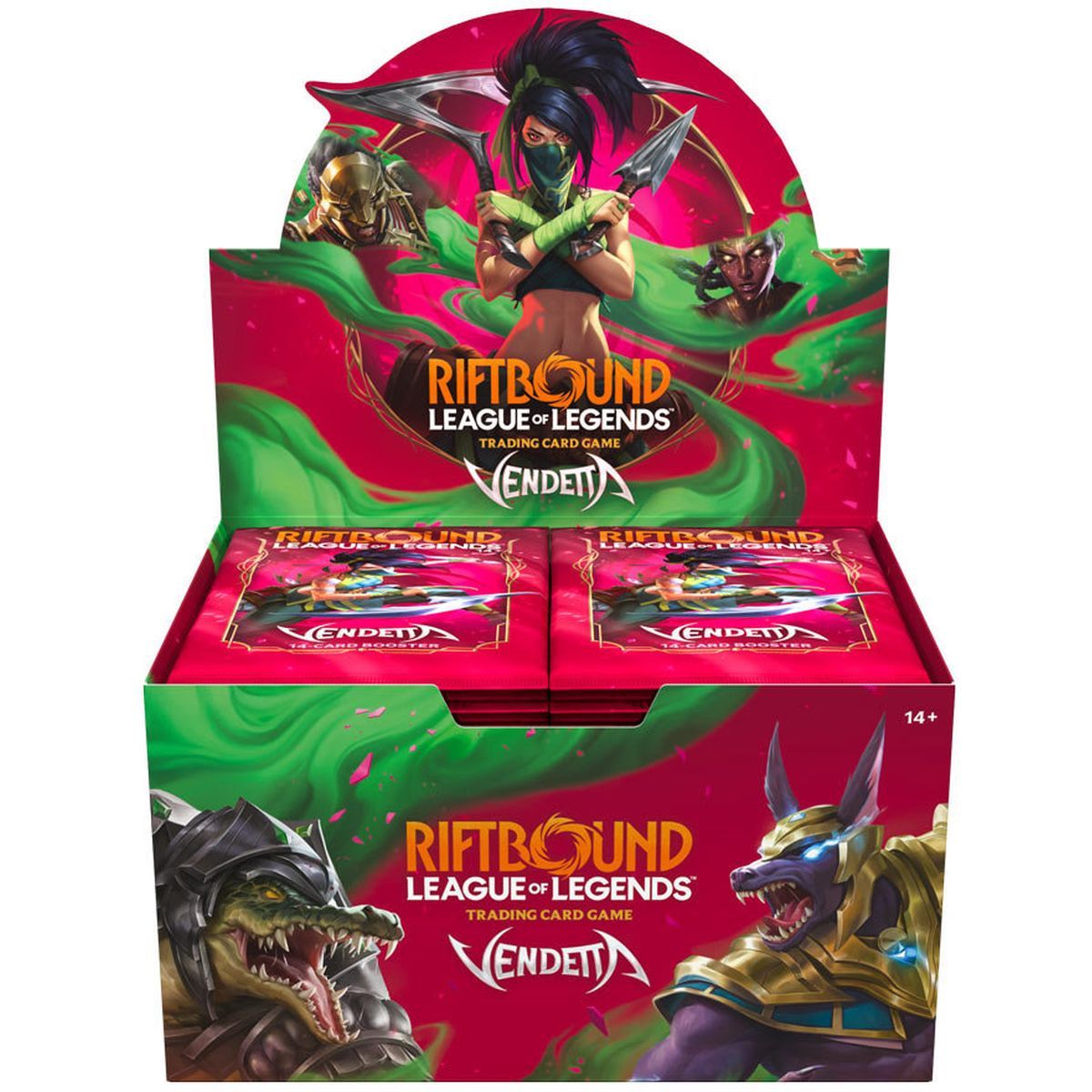 Box mit 24 Boostern – Set 4 Vendetta – Riftbound League of Legends TCG – Englisch