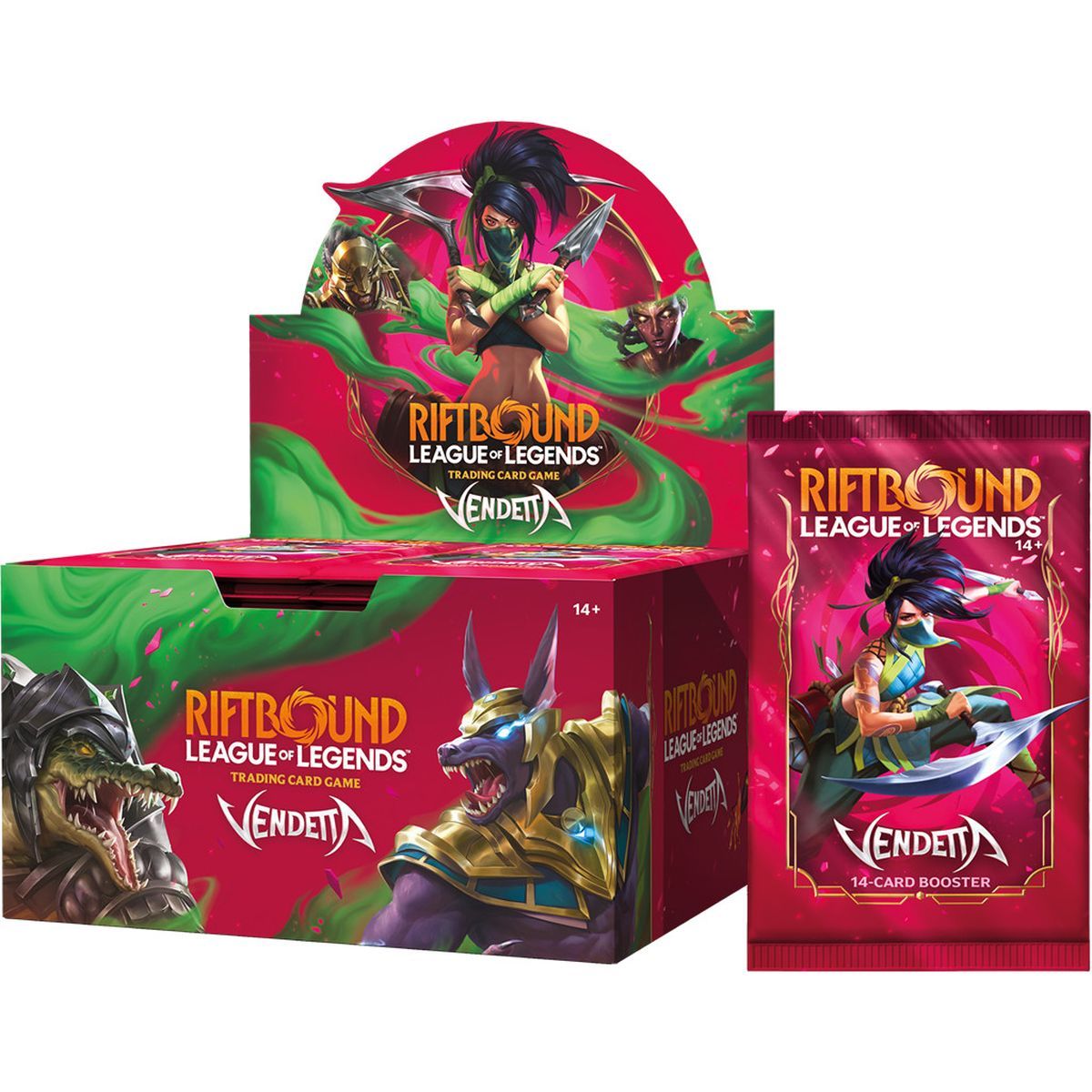 Box mit 24 Boostern – Set 4 Vendetta – Riftbound League of Legends TCG – Französisch