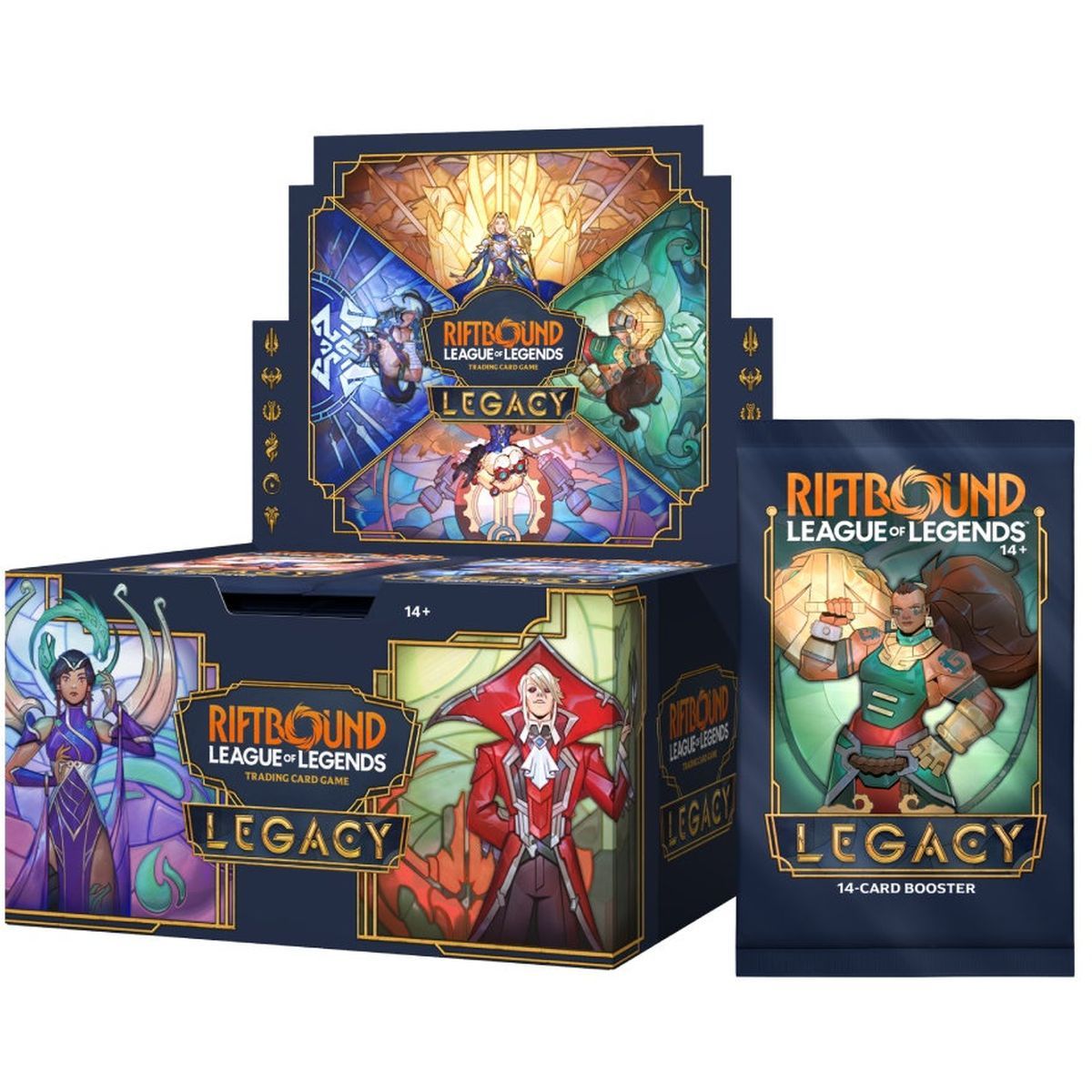 Box mit 24 Boostern – Set 6 Legacy – Riftbound League of Legends TCG – Französisch