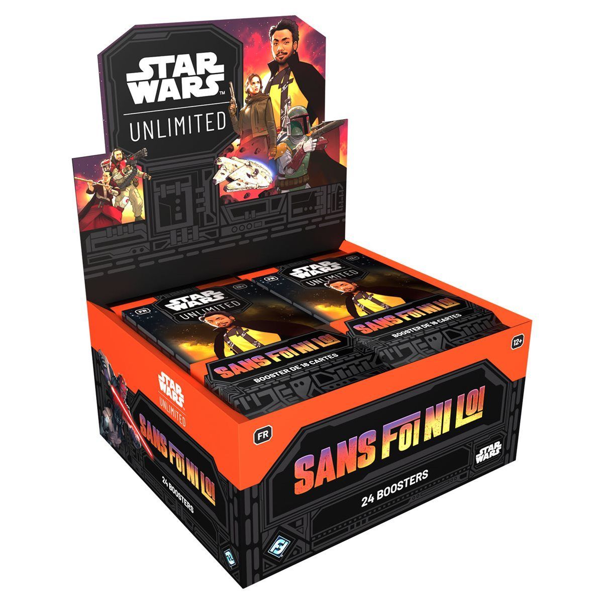Box mit 24 Boostern – Star Wars Unlimited: Lawless – Set 7 – FR