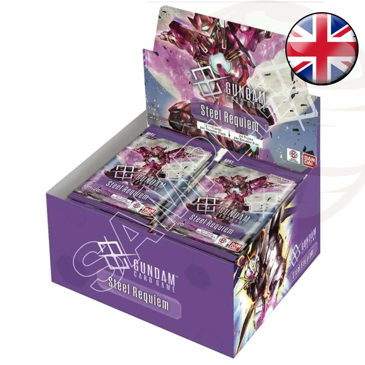 Item Box mit 24 Boostern – Steel Requiem [GD-03] – Gundam CG – GD03 – EN