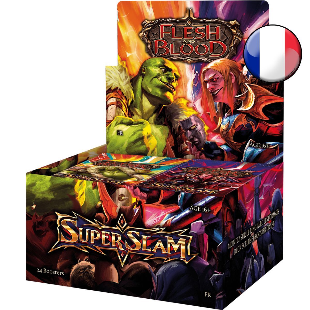 Schachtel mit 24 Boostern – Super Slam – Flesh & Blood – FAB – FR