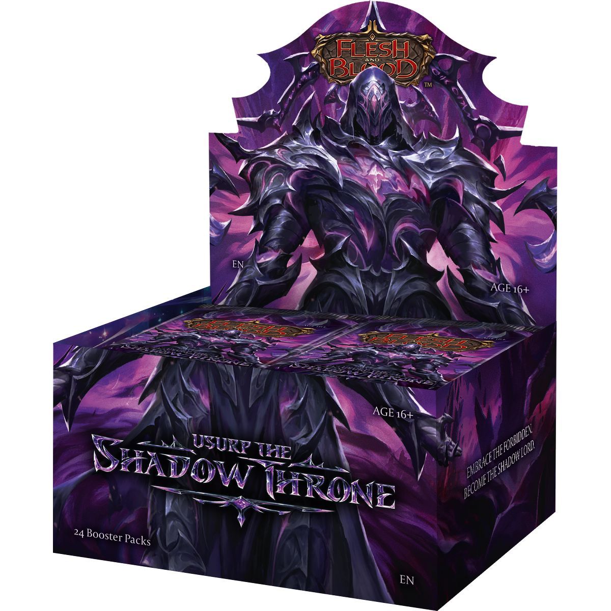 Box mit 24 Boostern – Usurp the Shadow Throne – Flesh & Blood – FAB – EN