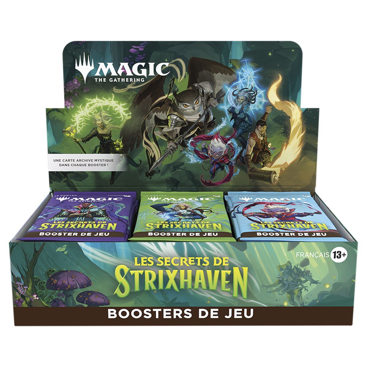 Box mit 30 Spielboostern – Geheimnisse von Strixhaven – Magic: The Gathering – FR
