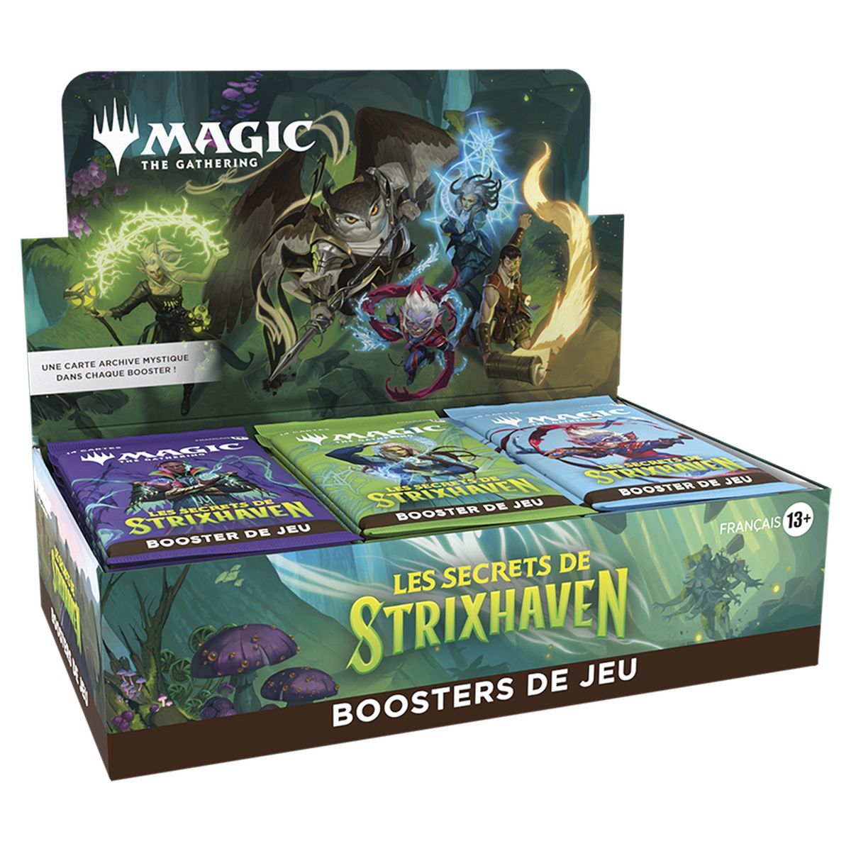 Box mit 30 Spielboostern – Geheimnisse von Strixhaven – Magic: The Gathering – FR