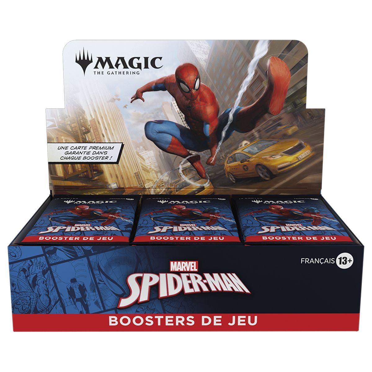 Schachtel mit 30 Game Boostern – Marvel: Spider-Man – Magic The Gathering – FR