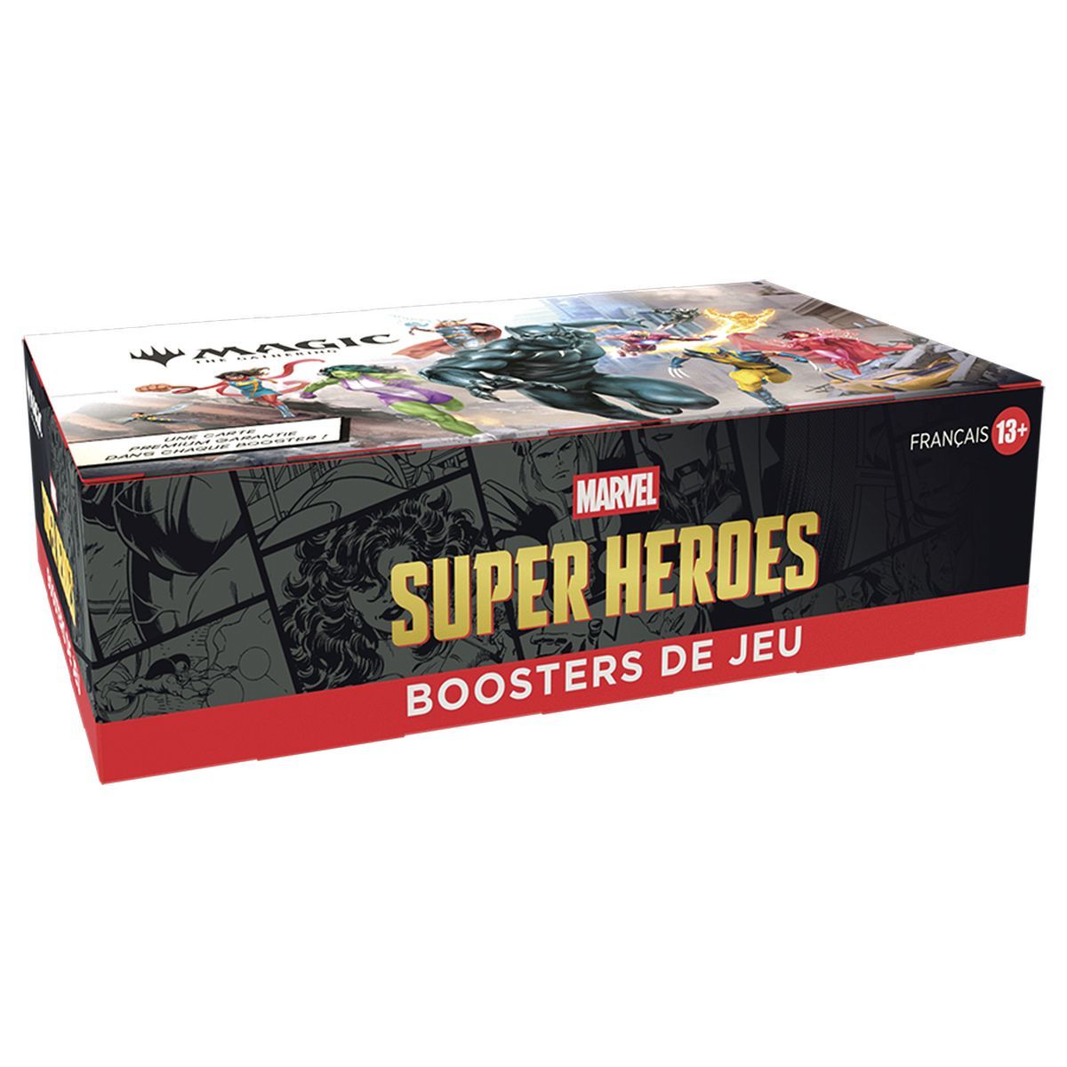 Box mit 30 Spielboostern – Marvel Superhelden – Magic: The Gathering – FR