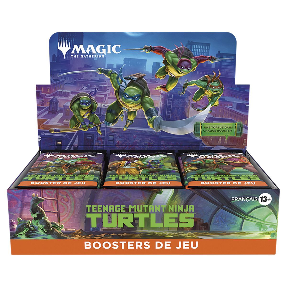 Box mit 30 Spielboostern – Teenage Mutant Ninja Turtles – Magic: The Gathering – FR