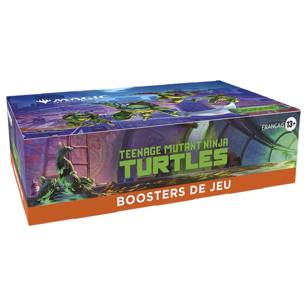 Box mit 30 Spielboostern – Teenage Mutant Ninja Turtles – Magic: The Gathering – FR