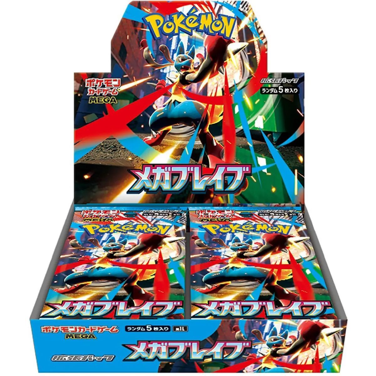 Box mit 30 Boostern – Mega-Evolution – Mega Brave [M1L] – Pokémon – JP