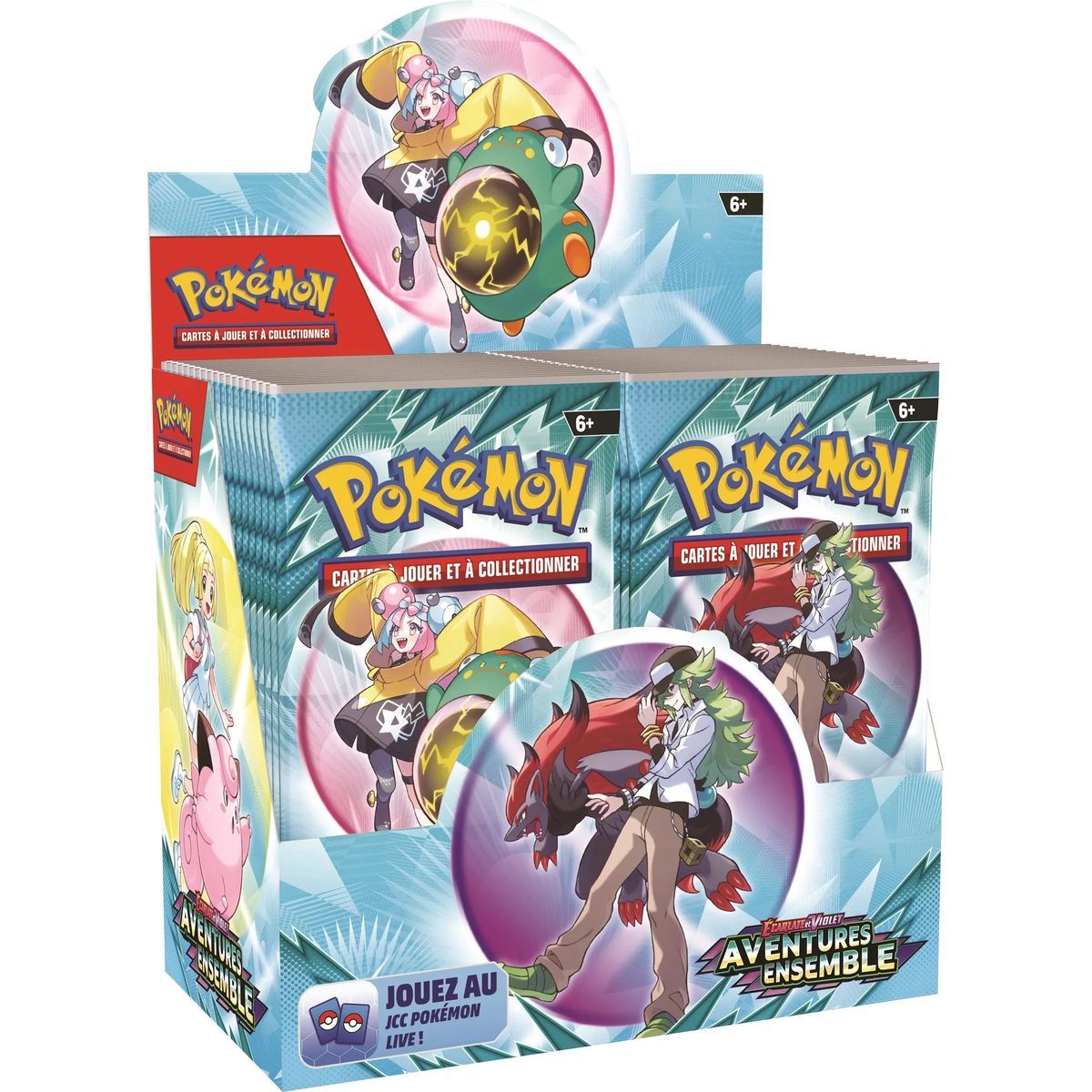 Box mit 36 Boostern – Scharlachrot und Violett – Adventure Together [SV9][EV09] – Pokémon – FR