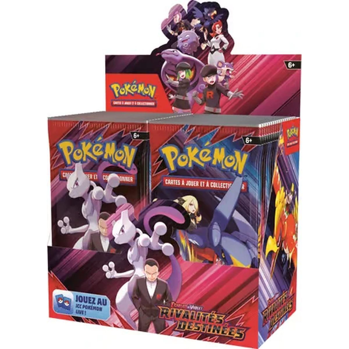 Box mit 36 Boostern - Scharlachrot und Lila - Schicksalhafte Rivalitäten [SV10][EV10] - Pokémon - FR