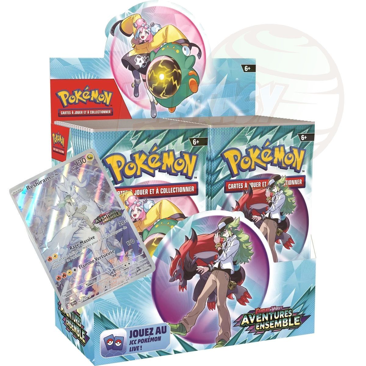 Box mit 36 Boostern + Promo – Scharlachrot und Lila – Gemeinsames Abenteuer [SV9][EV09] – Pokémon – FR