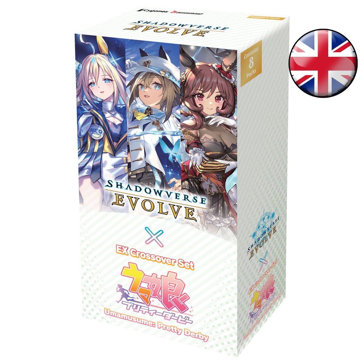Item Box mit 8 Boostern - ECP01 Umamusume: Pretty Derby - Shadowverse Evolve - EN