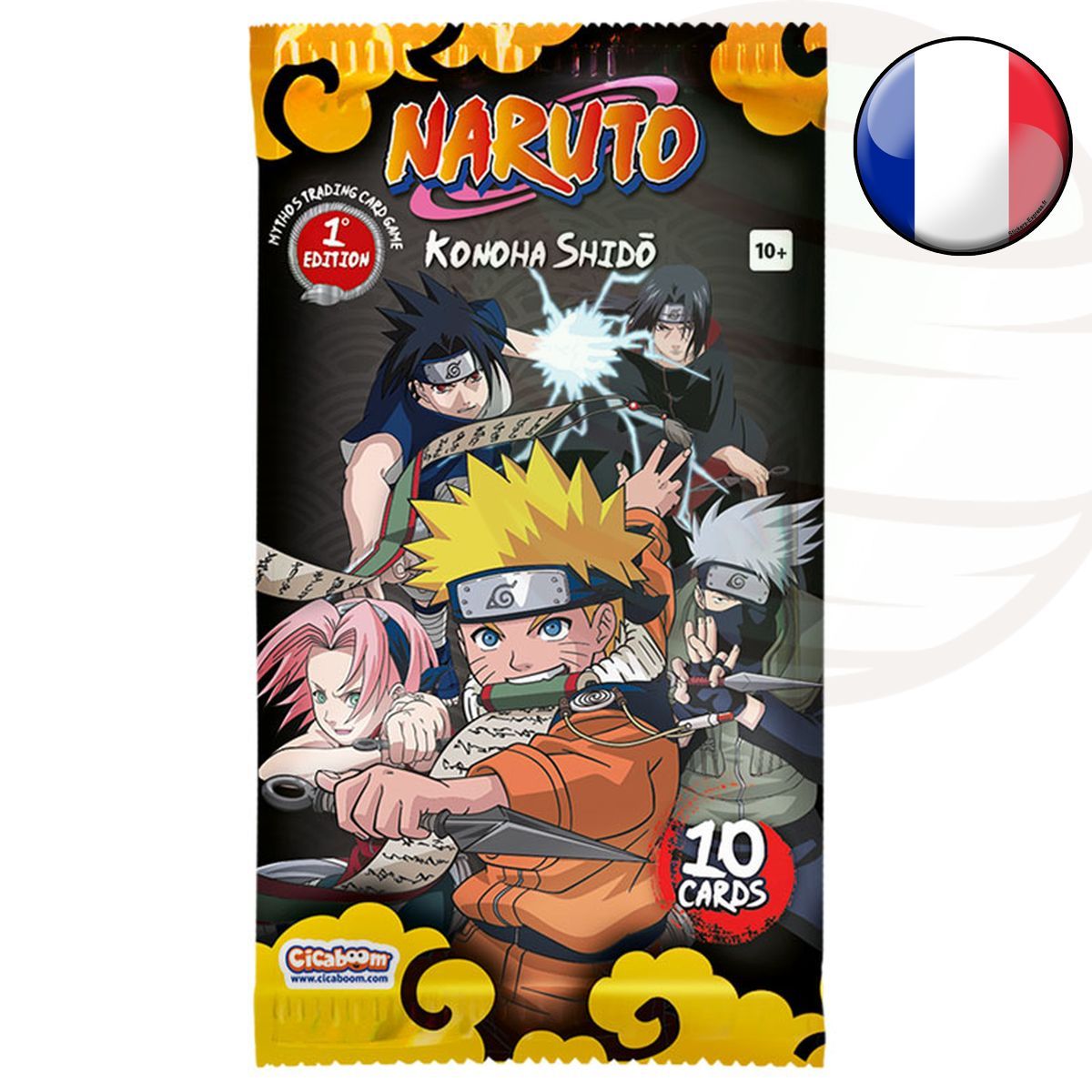 Booster – Konoha Shido – Naruto Mythos TCG – 1. Auflage – FR