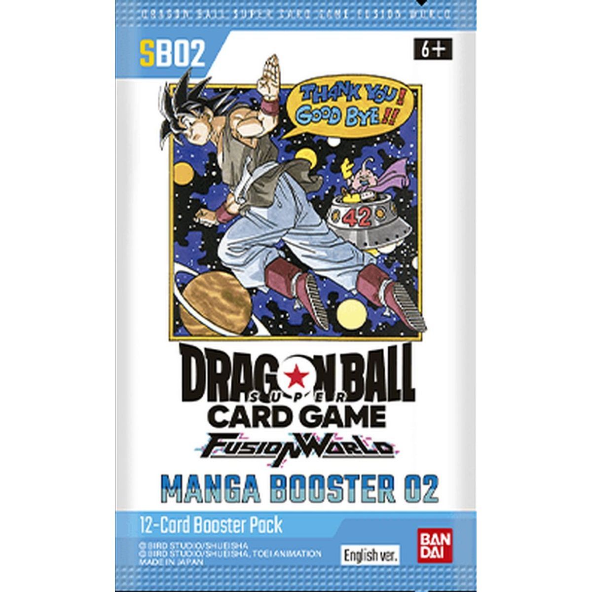 Booster - Manga Booster Pack 02 - SB02 - Dragon Ball Super CG Fusion World - EN