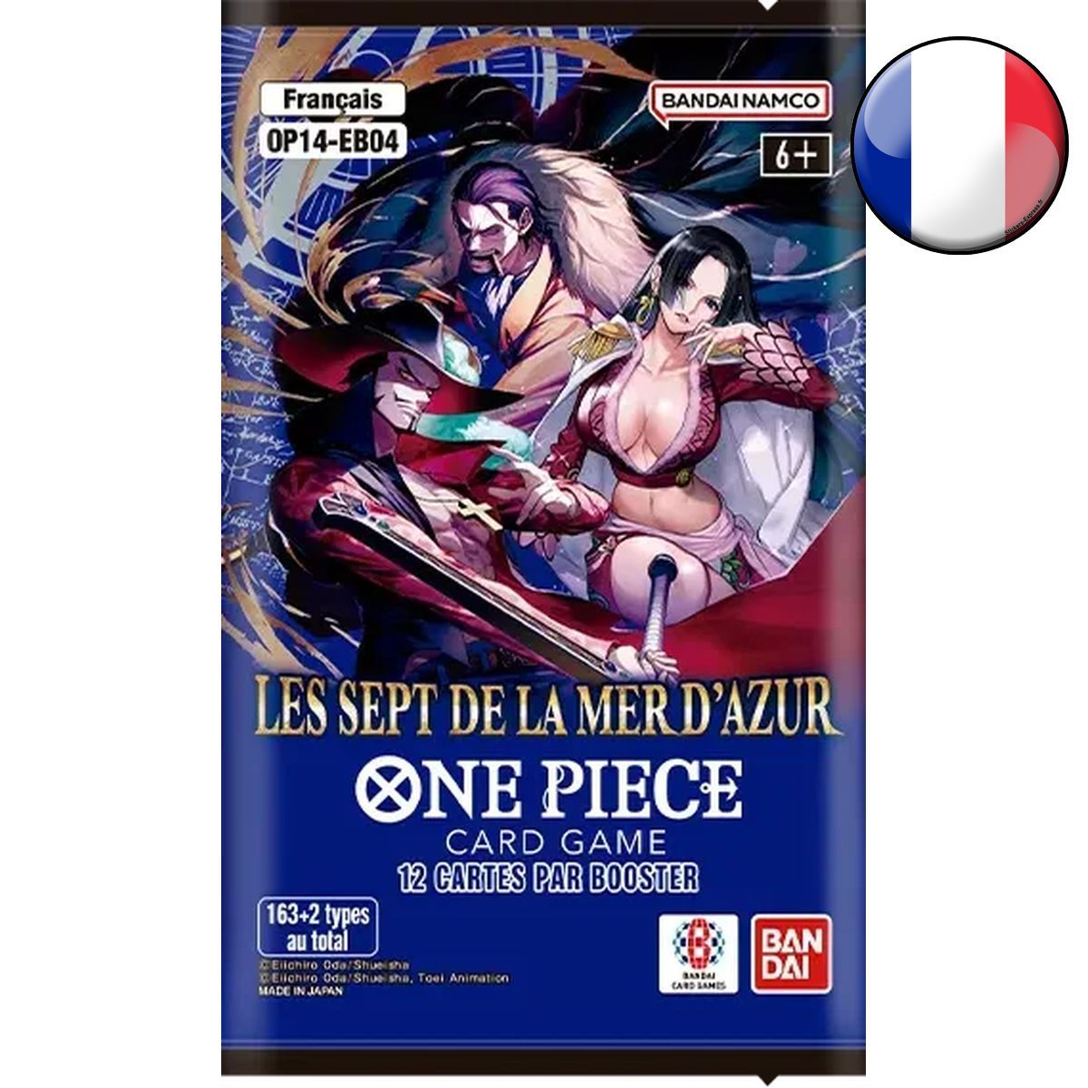Booster – OP14~EB04 „Die Sieben des Azurblauen Meeres“ – One Piece CG – OP-14 EB-04 – FR