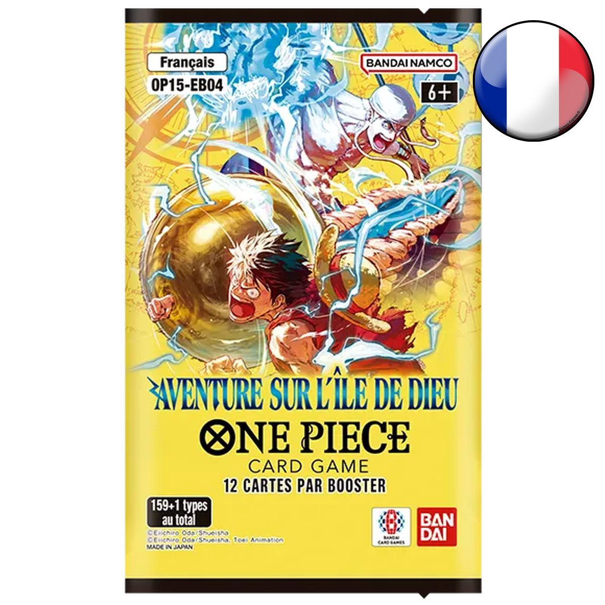 Booster – OP15~EB04 „Abenteuer auf Gottes Insel“ – One Piece CG – OP-15 EB-04 – FR