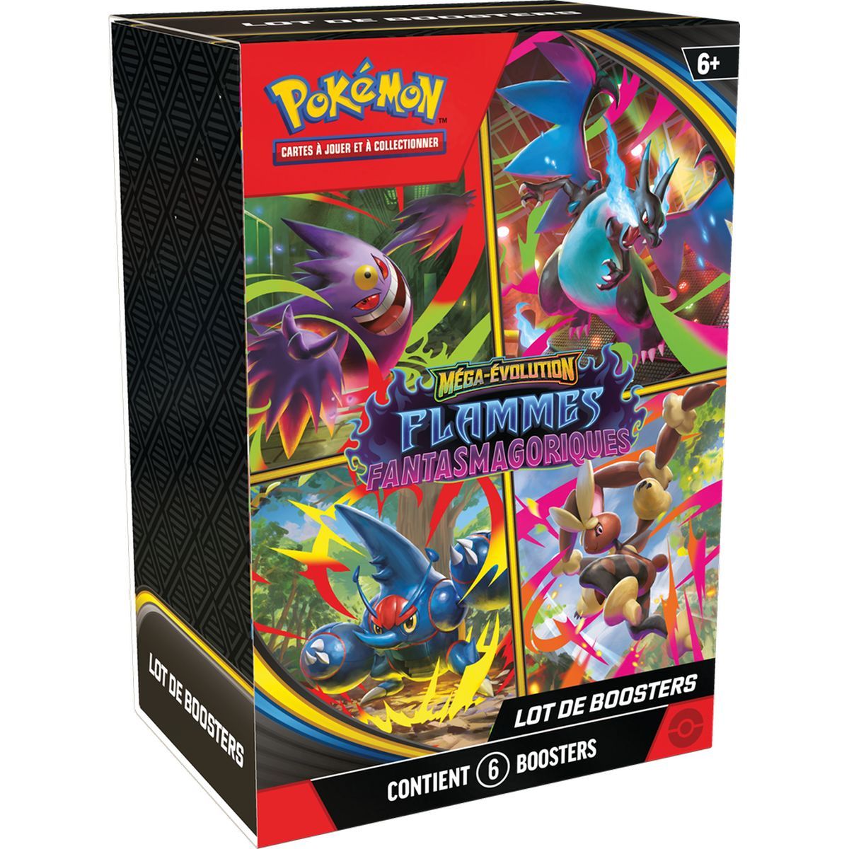6er Booster-Bundle – Mega-Entwicklung: Phantasmagorische Flammen [ME02][PFL] – Pokémon – FR