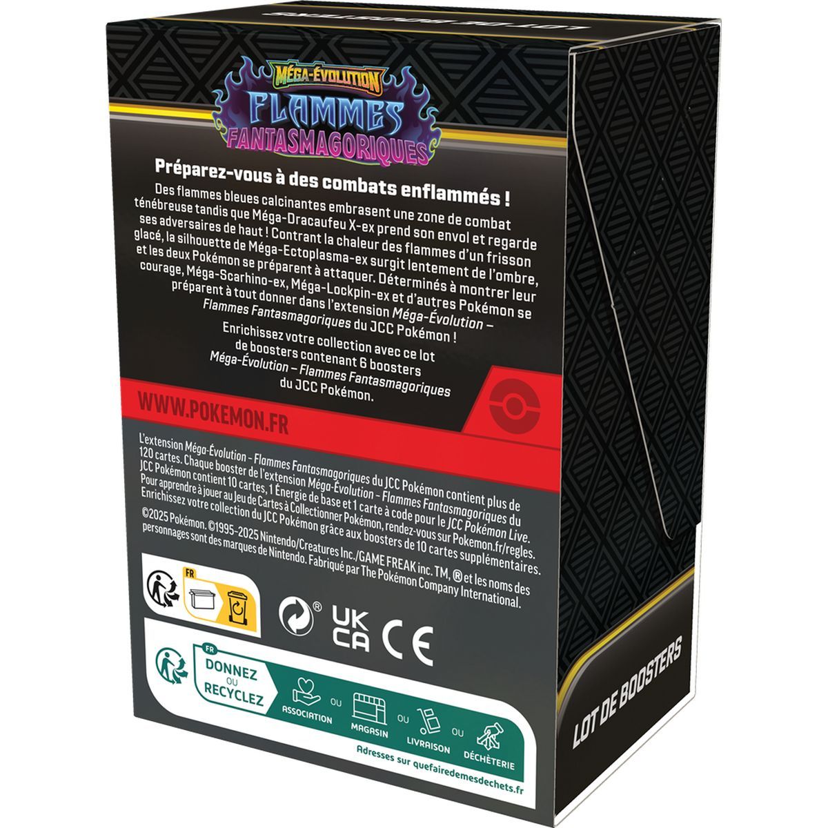 6er Booster-Bundle – Mega-Entwicklung: Phantasmagorische Flammen [ME02][PFL] – Pokémon – FR